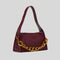 Manu Atelier Mini Kesme Shoulder Bag Burgundy RS-2022582