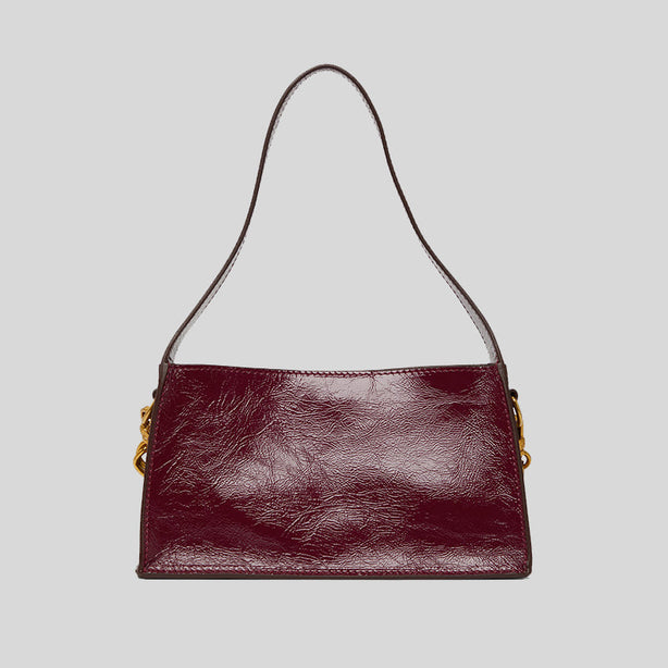 Manu Atelier Mini Kesme Shoulder Bag Burgundy RS-2022582