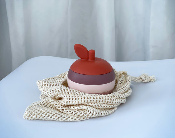 Apple Stacking Silicone Toy