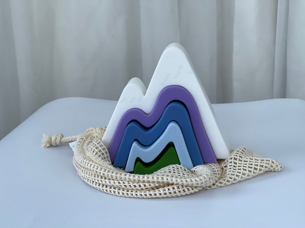 Mountain Silicone Stacking Toy