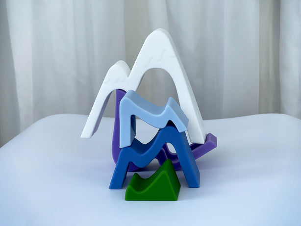 Mountain Silicone Stacking Toy