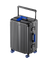 SIGNICIA Luggage Black - Klein Blue Wheels and Handles