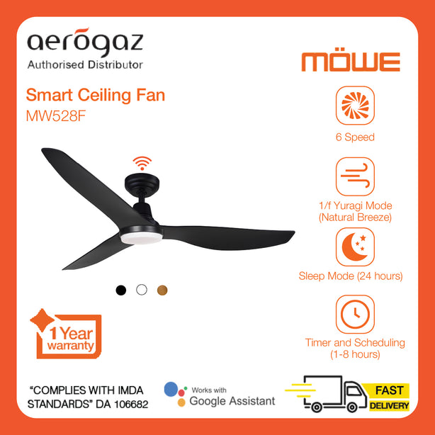 Mowe Smart Ceiling Fan 52 Inches