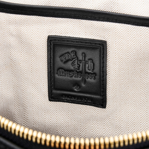 GNOME & BOW Dryna Crossbody Sling Handbag Women (Lightweight Water Resistant Nylon / USA Nappa Leather)-RB
