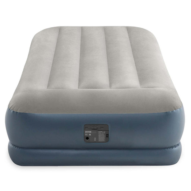 Intex Dura-Beam® Standard - Pillow Rest Air Mattress 30cm w/ Built-in Electric Pump - Twin