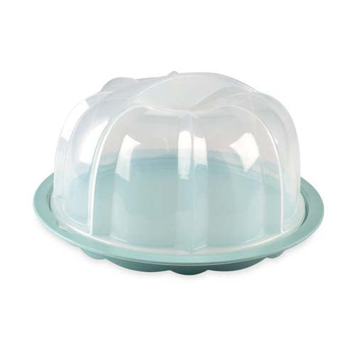 Nordicware Plastic Bundt Cake Keeper With Translucent Lid