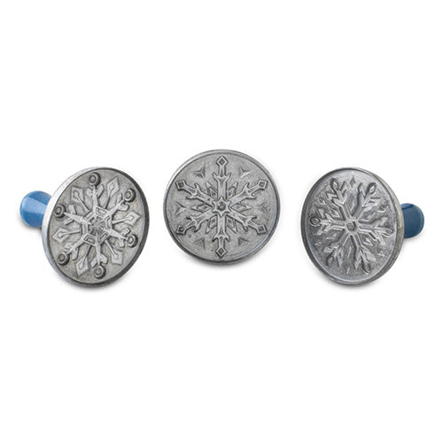 Nordicware Cast Alumiunium Round Snowflake Cookie Stamps