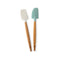 Nordicware Silicone Small Spatula Set W/Wood Handle