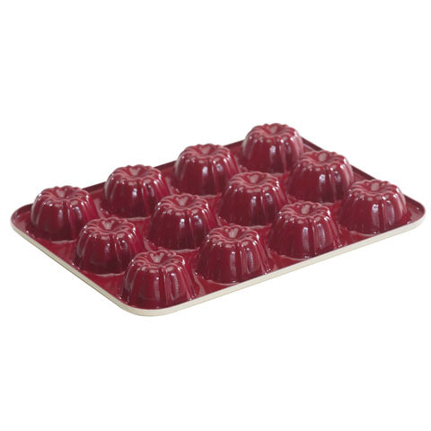 Nordicware Alum Mini Bundt 12 Formed Cupcake Pan
