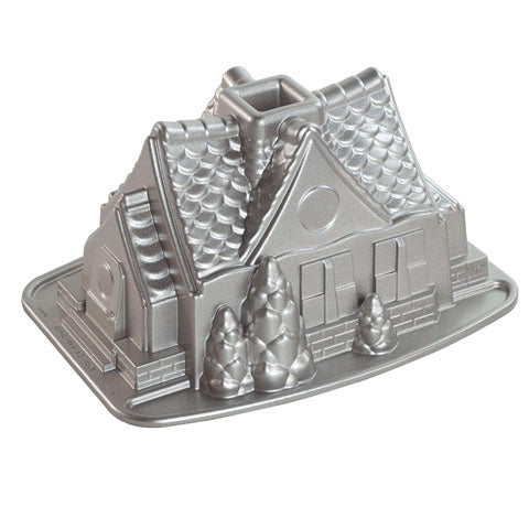 Nordicware Cast Alum Gingerbread House Bundt Pan