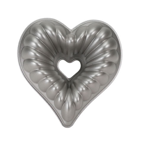 Nordicware Cast Alum Elegant Heart Bundt Cake Pan