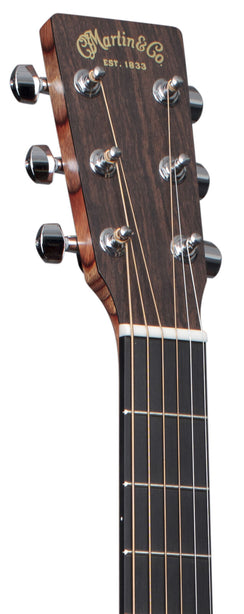 Martin D-X1E Dreadnought Acoustic-Electric Guitar – Natural Mahogany