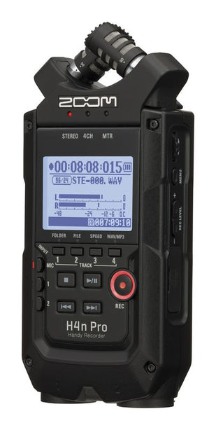 Zoom H4n Pro 4-Input / 4-Track Portable Handy Recorder – Black