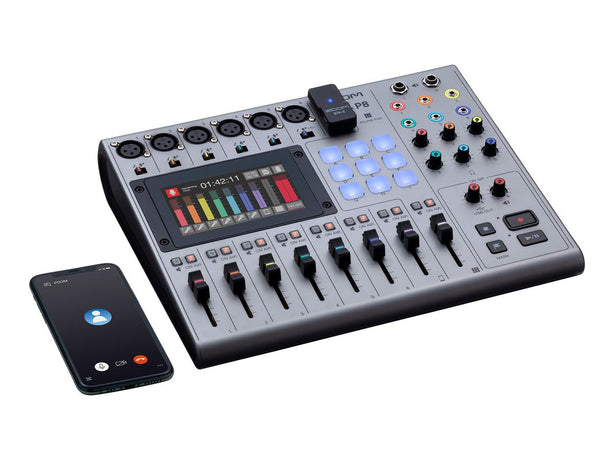 Zoom PodTrak P8 8-channel Podcasting Mixer