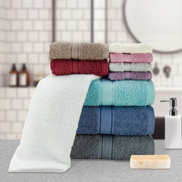 Charles Millen Suite Collection Classique Towel, Blue Quartz