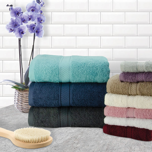 Charles Millen Suite Collection Classique Towel, Blue Quartz