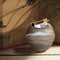 Tsuru Japanese Living Collection Tsukubai Artisanal Ceramic Water Fountain With Bamboo Ladle, N651-03A