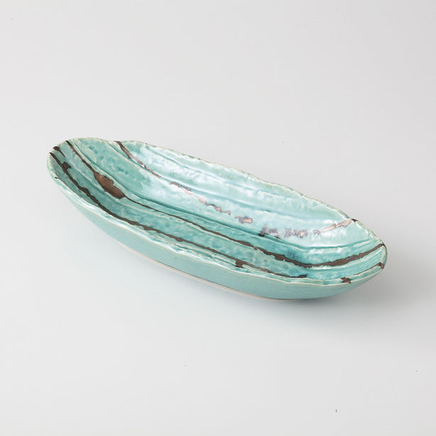Tsuru 1 Piece Oval Plate Gift Set