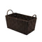 Suzanne Sobelle By Charles Millen Classic Home Organiser Collection, Rc+Letter Basket, Dark Brown