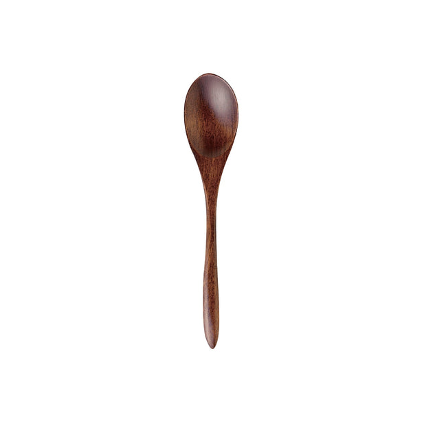 Tsuru Japanese Wooden Cutlery 16cm Tea Spoon