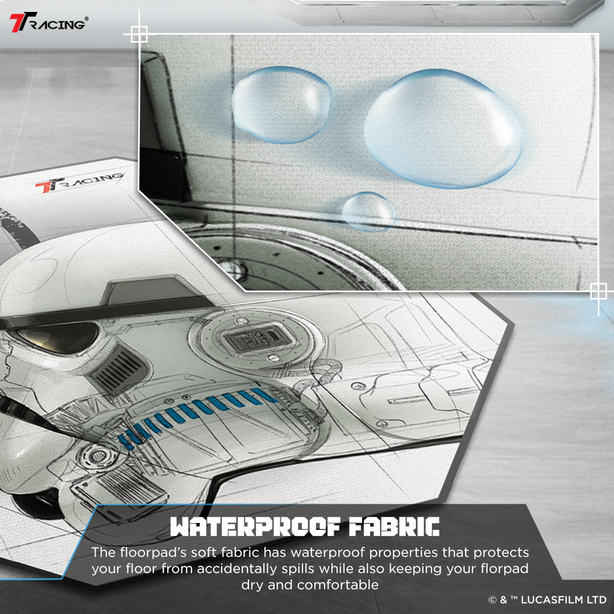 TTRacing Guardian Gaming Floorpad - Stormtrooper Edition