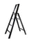 Ml24Bk Lucano Alum 4-Step Stool (Black)