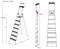 H8050-707 Hailo L100 Topline Safety Ladder 7 Steps