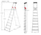 H8040-807 Hailo L80 Comfortline 8 Steps Ladder