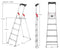 H8040-507 Hailo L80 Comfortline 5 Steps Ladder