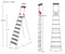H8050-807 Hailo L100 Topline Safety Ladder 8 Steps
