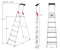 H8040-607 Hailo L80 Comfortline 6 Steps Ladder