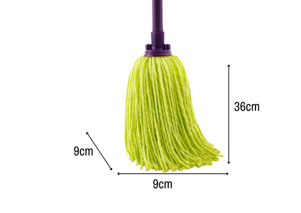M0440.01 Mery Microfibre Mop Head 22Cm Lime Green