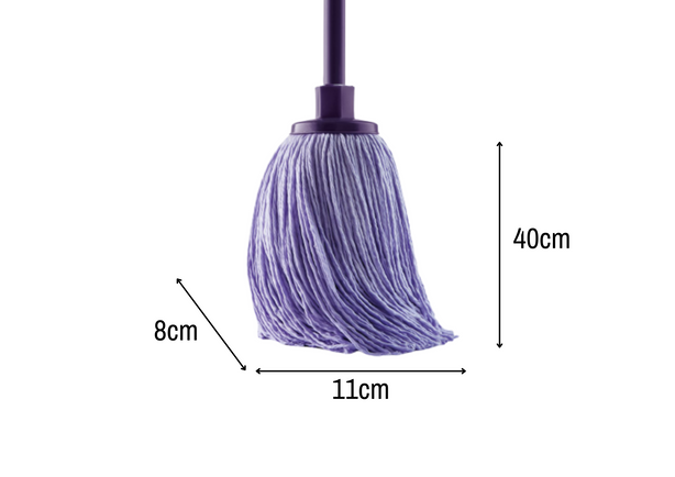 M0545.41 Mery Heavy Duty Microfibre Mop Head Purple 26.5Cm