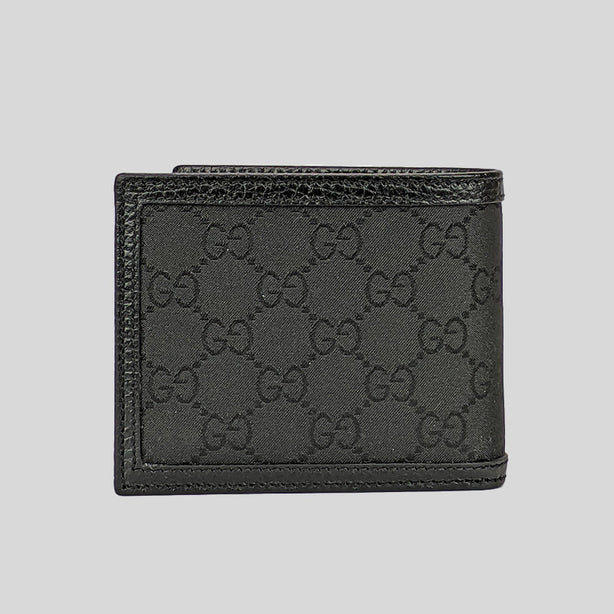 Gucci Men's Signature Bifold Wallet Black RS-260987