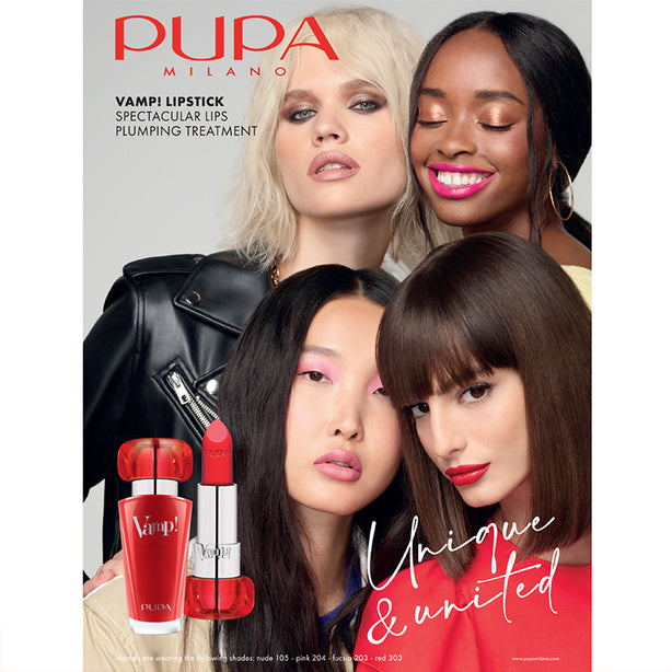 Pupa Vamp Extreme Colour Lipstick With Plumping Treatment - #107 Rosewood