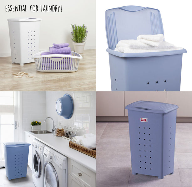 T1006.13 Tatay Linen Basket 60L (Prune)