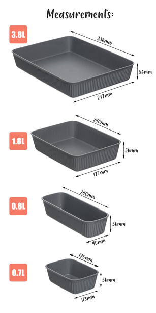 T0125.01 Tatay 4 Organizers Set (White)