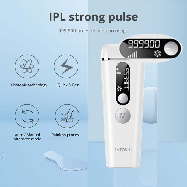 Satoshi Premium IPL Hair Removal Device Painless Hair Removal Laser Full Body Hair Removal Pain-Free