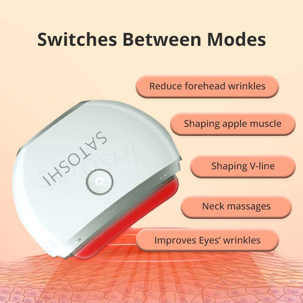 Satoshi Electric Guasha 4 in 1 Scrapping Massager 4 Modes Face Lifting Slimming
