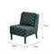 PLOVER Houndstooth Armchair - White Colour