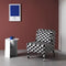 PLOVER Houndstooth Armchair - Green Colour
