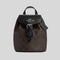 Coach Amelia Convertible Backpack In Signature Canvas Brown Black RS-CL458