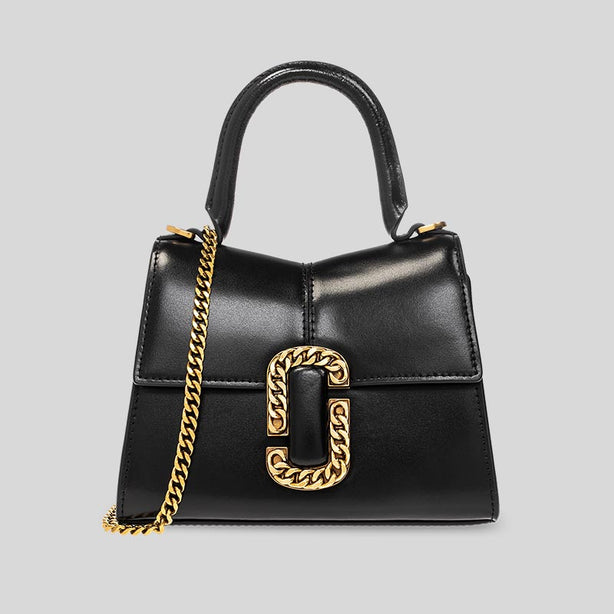 Marc Jacobs The St. Marc Mini Top Handle Bag Black RS-2P3HSC004H01