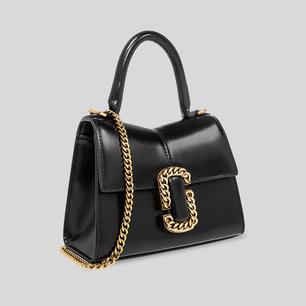 Marc Jacobs The St. Marc Mini Top Handle Bag Black RS-2P3HSC004H01