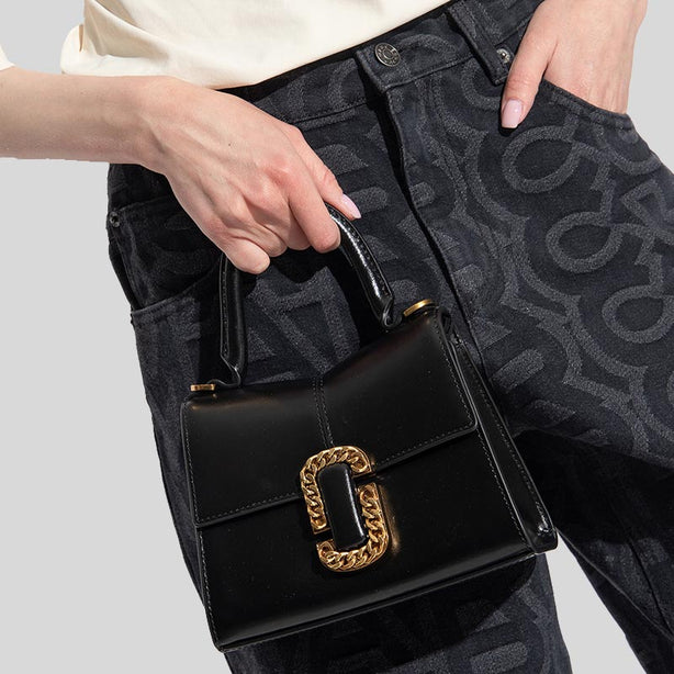 Marc Jacobs The St. Marc Mini Top Handle Bag Black RS-2P3HSC004H01