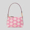 Kate Spade Spade Flower Two-tone Canvas East West Pochette Pom Pom Pink Multi RS-KC095