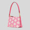 Kate Spade Spade Flower Two-tone Canvas East West Pochette Pom Pom Pink Multi RS-KC095