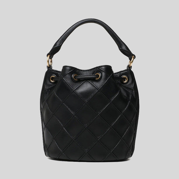 Tory Burch Small Fleming Soft Bucket Bag Black RS-142565