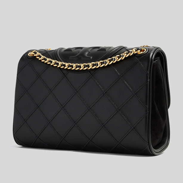 Tory Burch Fleming Soft Convertible Shoulder Bag Black RS-137301