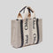 Chloe Small Woody Tote Bag White Blue RS-CHC22AS397I2691J